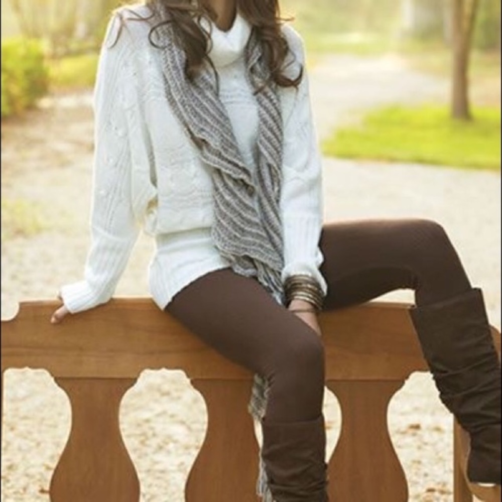 Control top fleece lined leggings